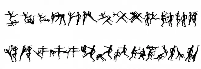 BalletliAbsurdo Font Litere mari