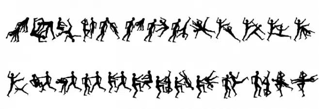 BalletliAbsurdo Font LOWERCASE