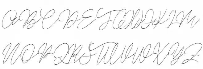 Balleys Free Regular Schriftart Groß