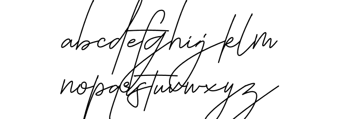 Ballifornia Signature Regular Personal-Use-only Font LOWERCASE