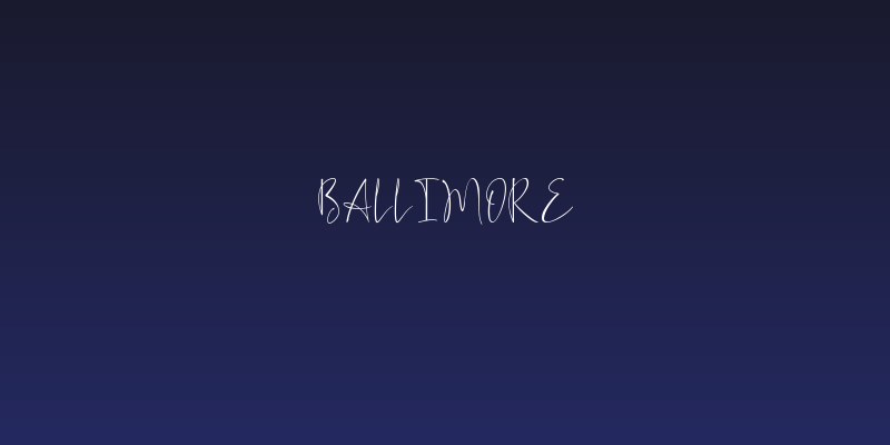 Ballimore Social Header