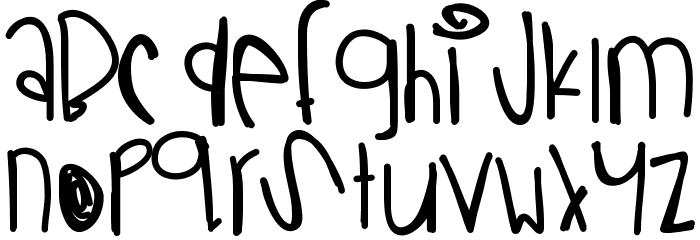 BallinSwoosh Font LOWERCASE