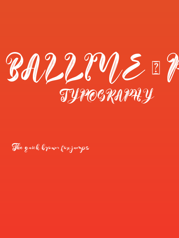 Balline - Personal Use Poster