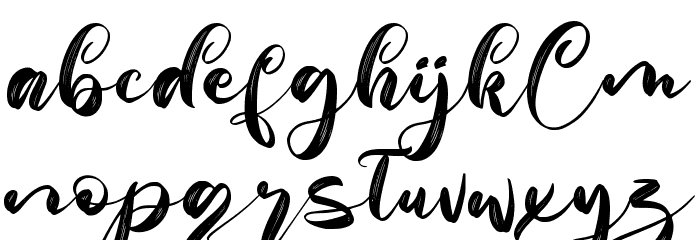 Balline - Personal Use Font LOWERCASE