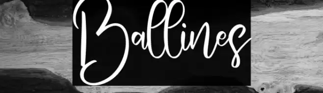 Ballines Font examples