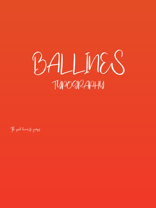 Ballines Poster