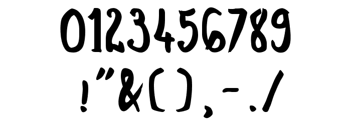 Ballistic Font OTHER CHARS