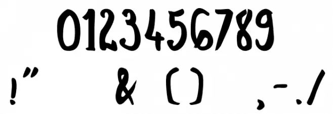 Ballistic Font OTHER CHARS