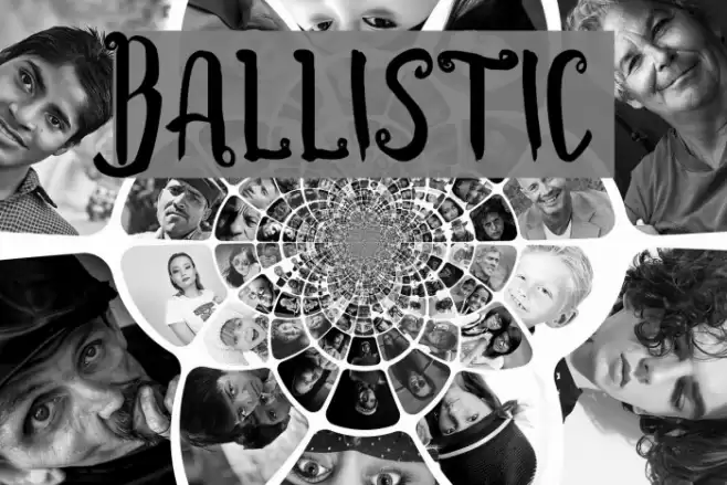 Ballistic Font examples