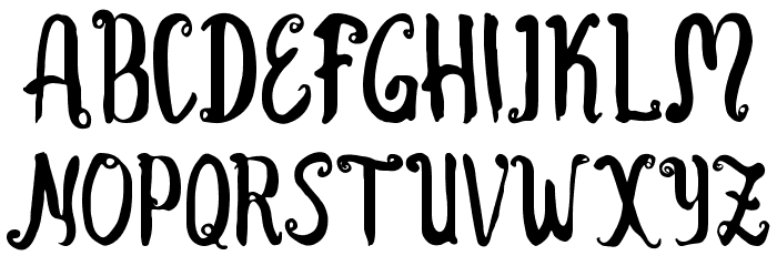Ballistic Font LOWERCASE