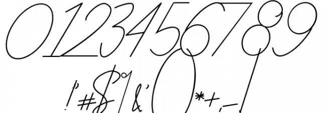 Ballistick Demo Font OTHER CHARS