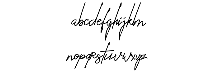 Ballistick Demo Font LOWERCASE