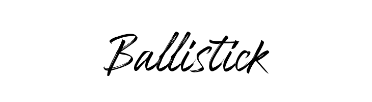 Ballistick  免费字体下载
