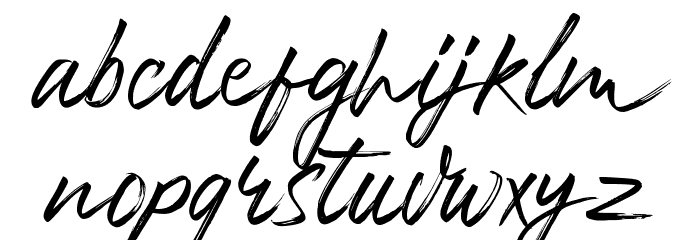 Ballistick Font LOWERCASE