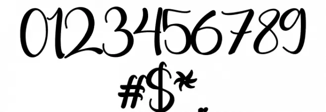 Ballisty Demo Font OTHER CHARS