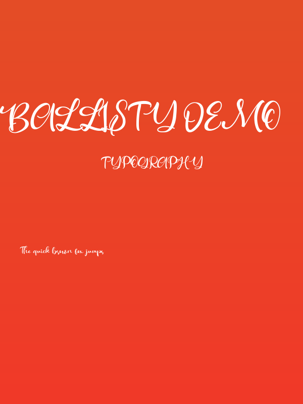 Ballisty Demo Poster