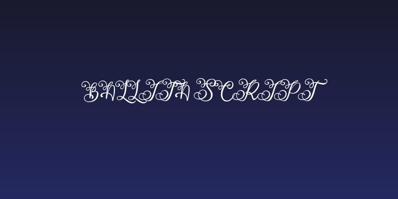Ballita Script Social Header