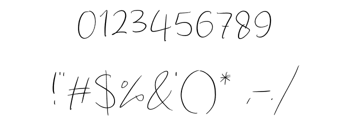 Ballmer Signature Font OTHER CHARS
