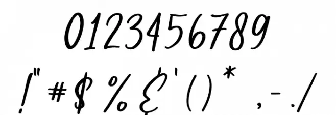 Ballmont Font OTHER CHARS