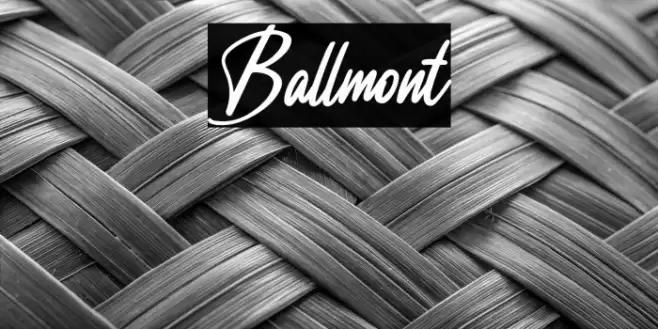 Ballmont Font examples