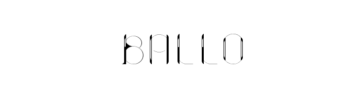 Ballo  नि: शुल्क फ़ॉन्ट्स डाउनलोड