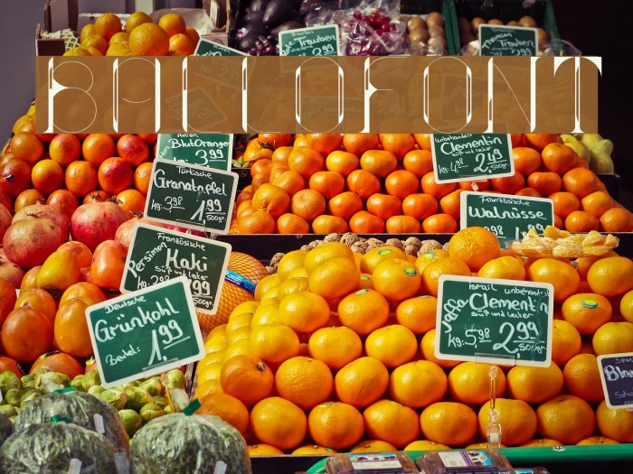 Ballo Font examples