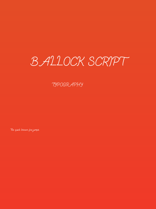 Ballock Script Poster