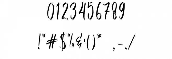 Ballomont Font OTHER CHARS