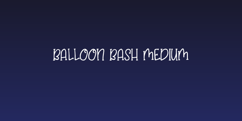 Balloon Bash Medium Social Header