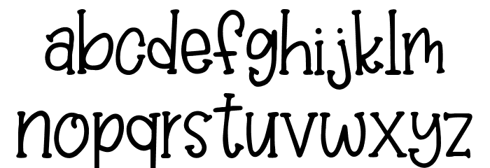 Balloon Bash Medium Font LOWERCASE