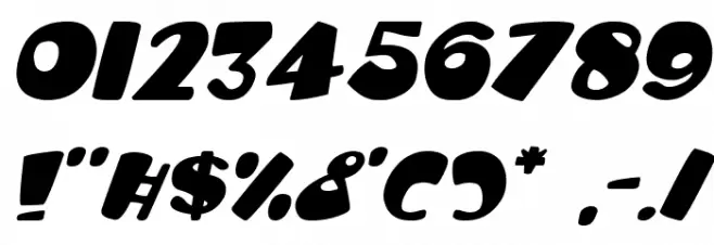 Balloon Craft Italic Font OTHER CHARS