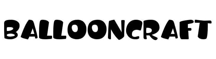 Balloon Craft Font