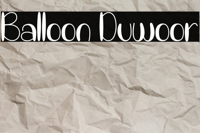 Balloon Duwoor Example 1
