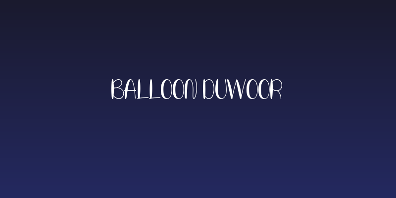 Balloon Duwoor Social Header