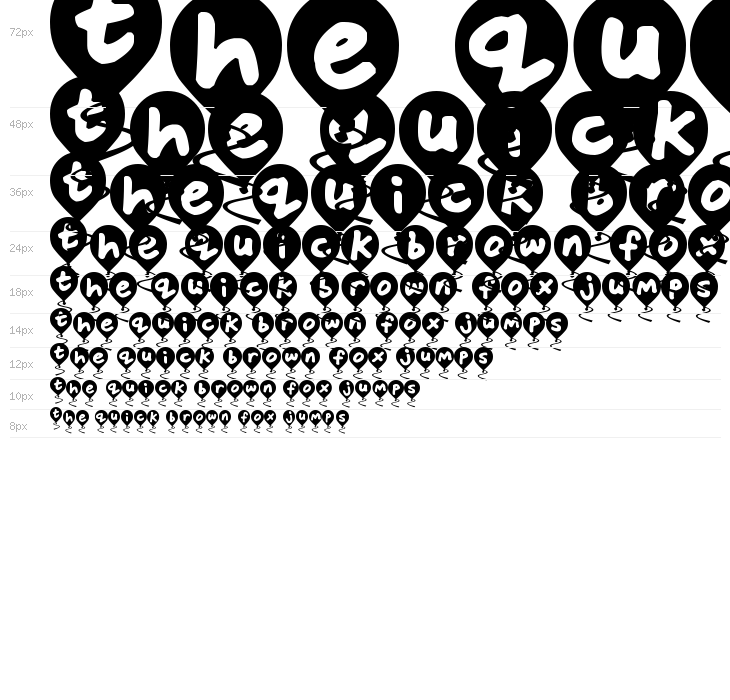 Balloon Floats Waterfall