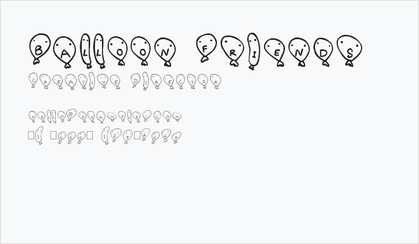 Balloon Friends Business Card