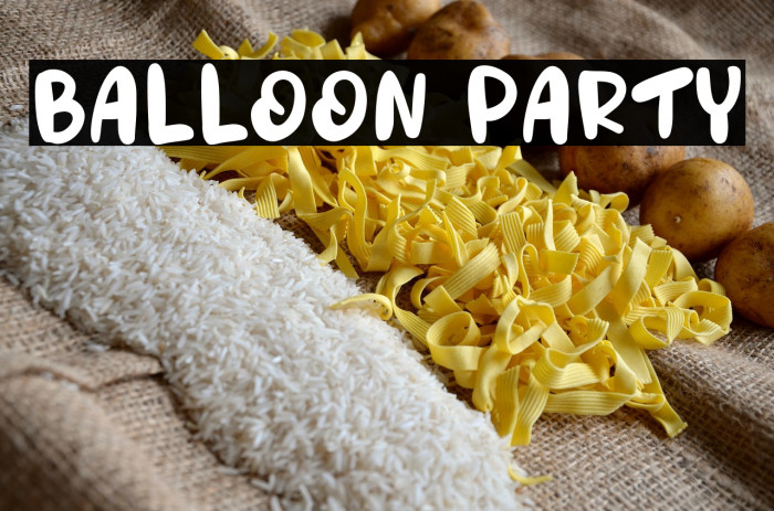 Balloon Party Example 3