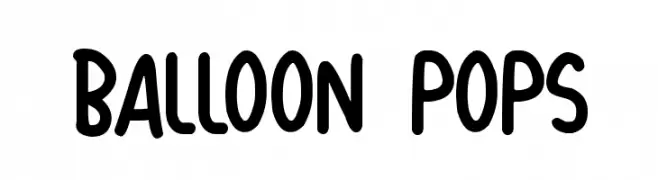 Balloon Pops  Fuentes Gratis Descargar