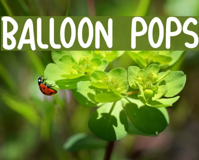 Balloon Pops Example 3