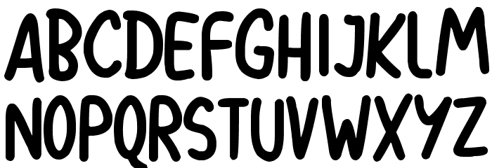 Balloon Pops Font LOWERCASE
