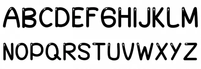 Balloon フォント 大文字
