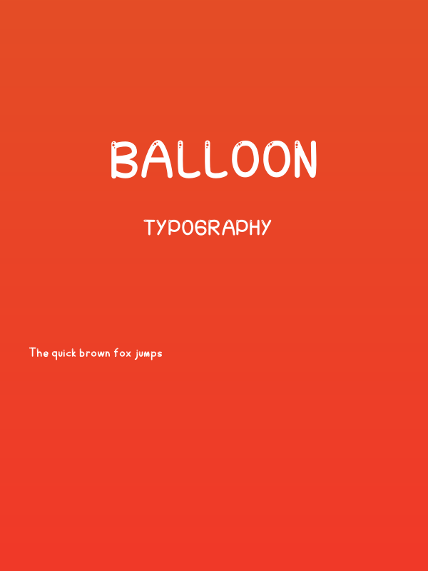 Balloon Poster