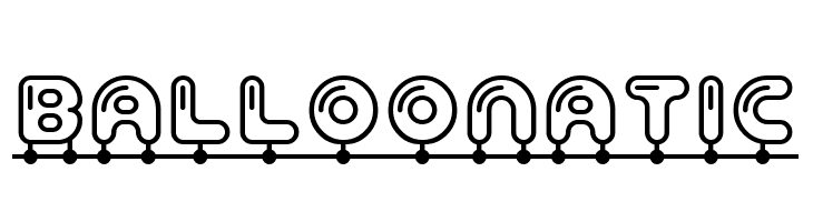 Balloonatic Caratteri