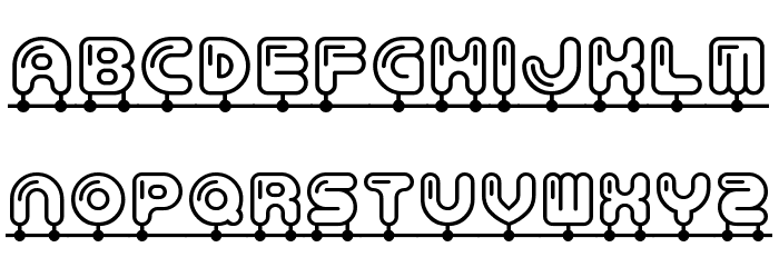 Balloonatic Font LOWERCASE