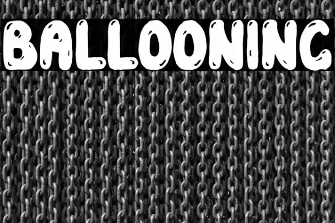 Ballooning Font examples