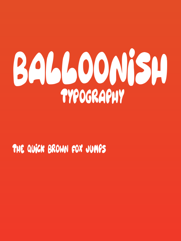 Balloonish Poster