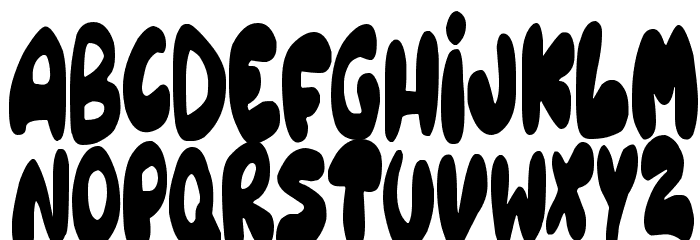 Balloonish Font LOWERCASE