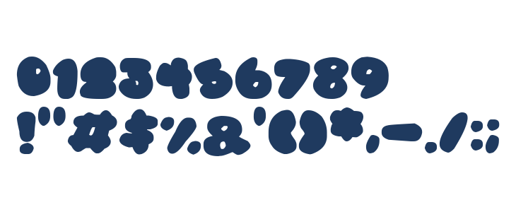 Balloons! Italic Other Characters