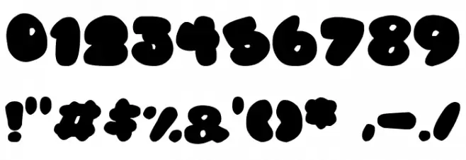 Balloons! Italic Font OTHER CHARS