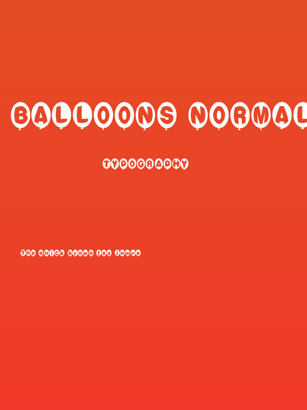 Balloons Normal Poster